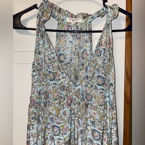 Paani racerback style maxi with tassels